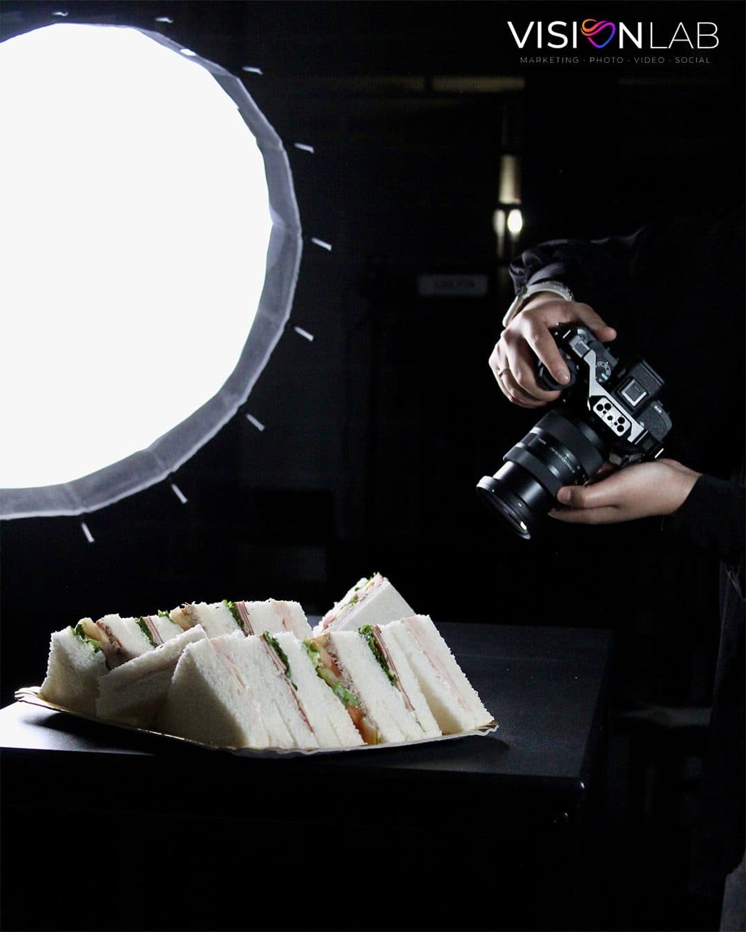 Dietro le quinte di uno shooting fotografico VisionLab